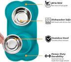 Hubulk Pet Dog Bowls 2 Stainless Steel Dog Bowl - Image 2