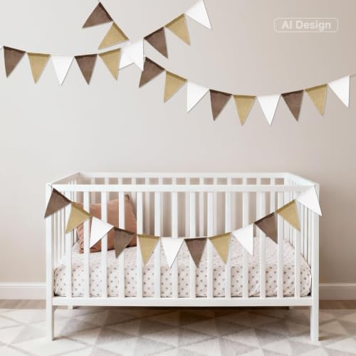 G2PLUS Pre-Strung Triangle Pennant Banner Decorative Flag Garland 36 PCS - Image 7