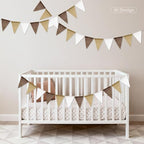 G2PLUS Pre-Strung Triangle Pennant Banner Decorative Flag Garland 36 PCS - Image 7