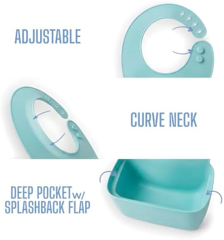 Vomit Bib for Toddlers, Extra-Deep Pocket, Patent Pending - Image 3