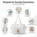 GOBABYMART Small Diaper Bag Tote, Maternity Baby Bag - Image 3