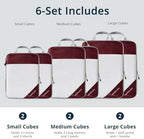 NICOSHOW 6 Set Compression Packing Cubes - Image 3