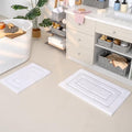 GRANNY SAYS White Bathroom Rugs Set 2 Piece, Non Slip Microfiber Bath Mats by GRANNYSAYS