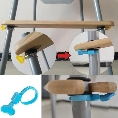 Highchair Foot Rest Accessories, 2 Set Universal Non-Slip Elastic Retainer - Image 3