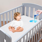 Crib Mattress Protector Waterproof, Toddler Mattress Cover Protector by Moonsea