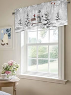 Vandarllin Winter Christmas Valance Curtains - Image 5