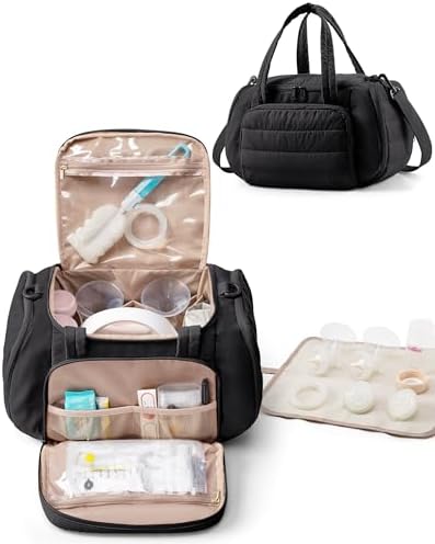 Marscamd Quilted Breast Pump Bag Compatible by Marscamd
