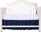 Crib Bed Skirt 28” x 52” with 14” Drop – Split Corners Dust Ruffle, Microfiber by Unknown