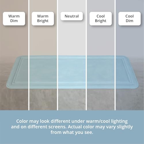 ITSOFT Memory Foam Bath Mat 59x23, Non Slip, Machine Washable, Quick Dry & - Image 4