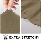 PureFit Super Stretch Chair Covers Fleece Couch Covers - Image 4