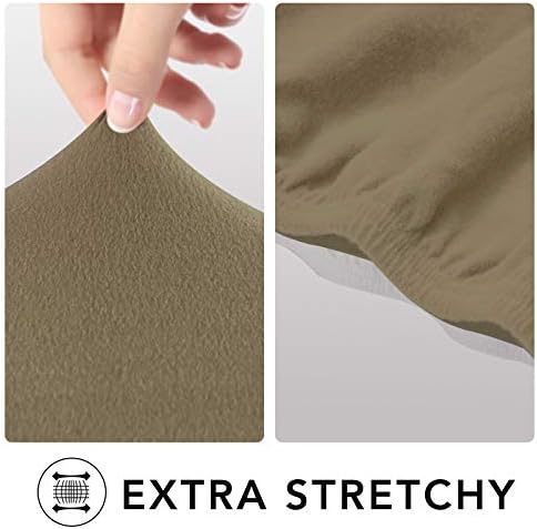 PureFit Super Stretch Chair Covers Fleece Couch Covers - Image 4