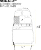 Carhartt Universal Nylon Duck Seat Organizer Gravel - Image 5