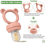 JEXFUN Baby Breastmilk Popsicle Molds & Baby Fruit Food Feeder Pacifier Combo - Image 5
