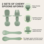 Silicone Baby Feeding Set | Baby Led Weaning Supplies Includes Suction Bowls - Image 7