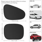 4PCS Car Window Shade, Automobile Sunshade, Car Sun Blocker, Static Suction car - Image 4