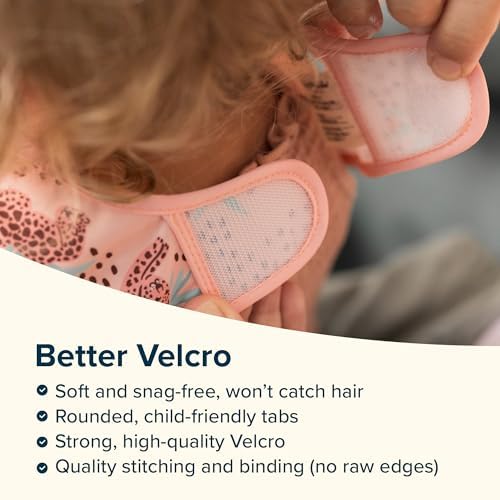 Tiny Twinkle Mess Proof Baby Bibs | 2 Pack Waterproof Toddler Bib - Image 6