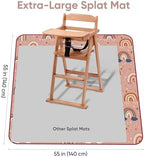 55"x55"Jumbo Thick 4-Layer Baby Splat Mat - Image 3