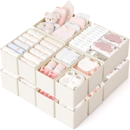 Drawer Organizer, 16 Pack Baby Dresser Organizer by Unknown