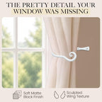 RTZEN Metal Curtain Tiebacks, Drapery Holders - Image 4
