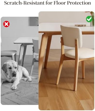5'×6.6' Non Slip Vinyl Rug Waterproof 1.8mm Thick, Woodgrain Pattern Vinyl - Image 4