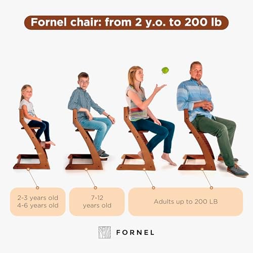 FORNEL Adjustable Wooden High Chair - Image 4