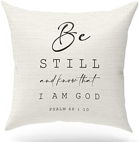 KongMoTree Bible Verse Throw Pillow Cover Cushion Case, Christian Religious by KongMoTree