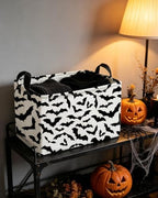 Essme Rectangular Bat Baskets, Halloween Storage Box, Cute Basket - Image 7