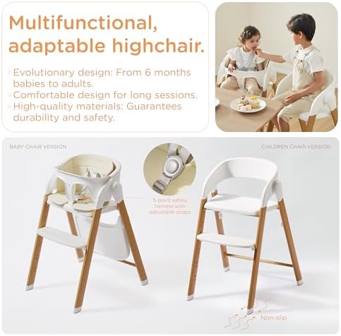 KUB Foldable Baby High Chair for Family - Image 2