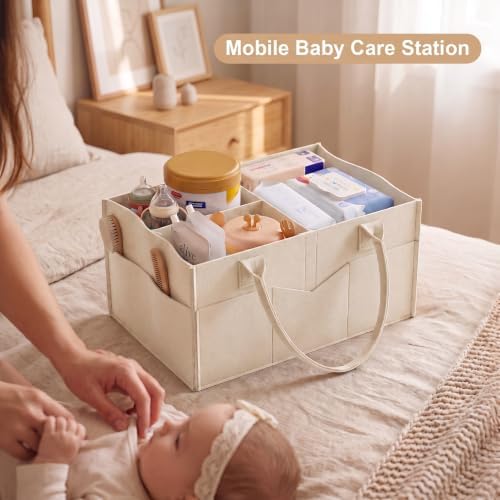 3 Tier Baby Diaper Caddy Cart - Image 3