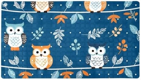 Bath Tub Shower Mat, Washable Bathtub Floor Mats, Suction Cups and Drain Holes by Anna+Cowper