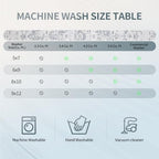 8x10 Washable Area Rug, Soft Area Rugs - Image 3