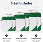 Compression Packing Cubes 6 Set, Compressible Space-Saving Packing Cubes - Image 3