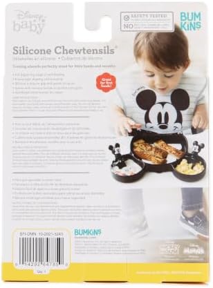 Bumkins Disney Baby Utensils Set, Chewtensils Silicone Spoons - Image 5