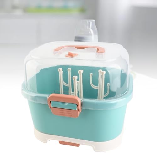 Ejoyous Baby Bottle Drying Rack Organizer, Nursing Bottle Storage Box, Compact - Image 4