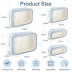 YOPCDJ 5PCS Diaper Bag Organizer Pouch Set, TSA Approved Toiletry Bag, Purse - Image 3