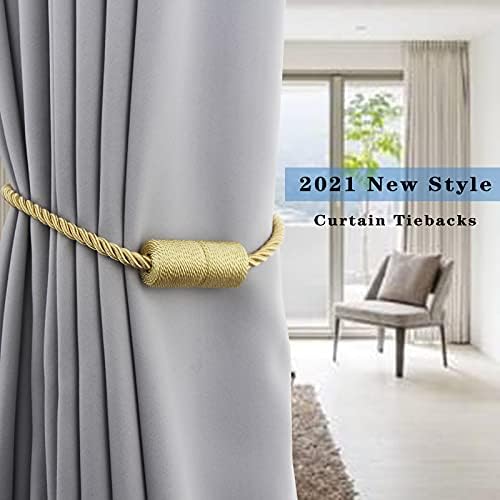 Magnetic Curtain Tiebacks Holdbacks Decorative Tie Backs - Image 6