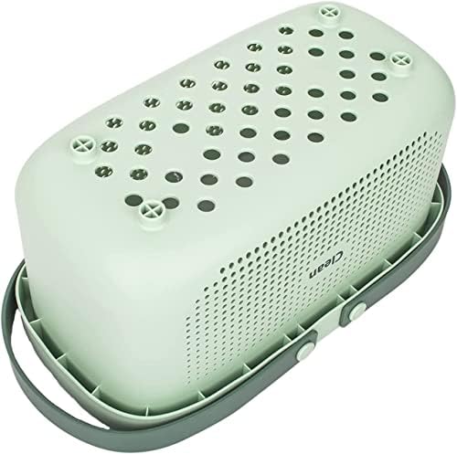 Medium Bathroom Caddy, Portable Shower Caddy Green, Plastic Bathroom Organizer - Image 3