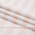 ZJDECOR Pink Stripe Full Blackout Curtain Panels 84 Inches Long, Rod Pocket - Image 6