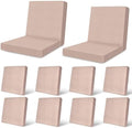 12Pcs Patio Cushion Covers Stretch Outdoor Furniture Protector Slipcovers by pickyNproud