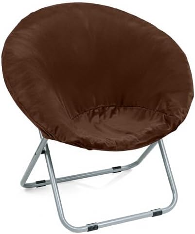 Velvet Stretch Saucer Chair Cover, Round Moon Chair Cover by AHUAWA