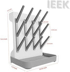IEEK Baby Bottle Drying Rack, Large Vertical Drying Tower Bottle Rack Holder - Image 6