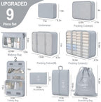 8/9 Set Packing Cubes for Travel, Suitcase Organizer Bags for Luggage - Image 2
