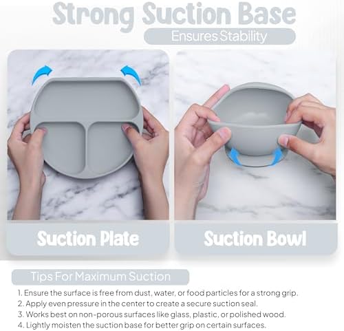 O'doe™ Silicone Baby Feeding Set, 17-Piece Baby Weaning Set BPA-Free - Image 3