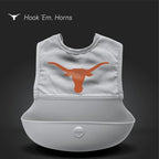 Smilo Baby Silicone & Fabric Bib - Image 2