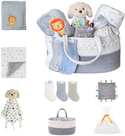 CREVENT Gift Set for Newborns -Diaper Caddy Organizer Basket by CREVENT