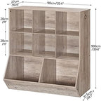 HOOBRO Kids Bookshelf, Toy Storage Cabinet, Kids Toy Organizer, 8 Cubicles - Image 3