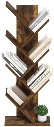 Furinno Tree Book Shelf, 7-Tier Bookshelf - Image 6