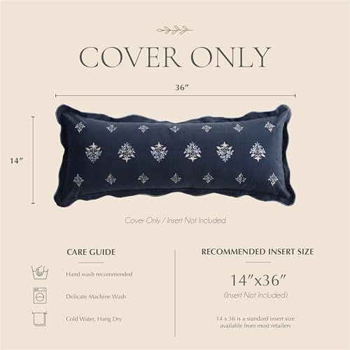 BlissBlush Long Lumbar Pillow Cover 14x36 - Image 6