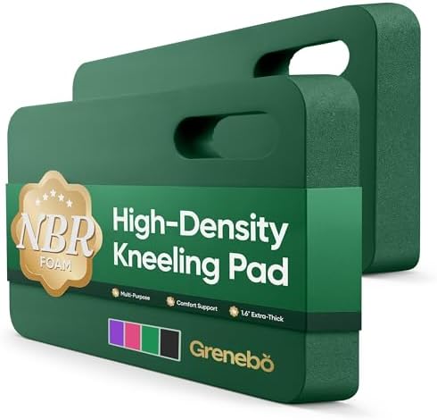 Grenebo 1-Pack Kneeling Pads, Extra Thick, 17.3 x 11 x 1.6 in by Grenebo
