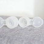 ALINK Travel Size Plastic Empty Toiletry Bottles, 30ml Pack of 6 Liquid - Image 2
